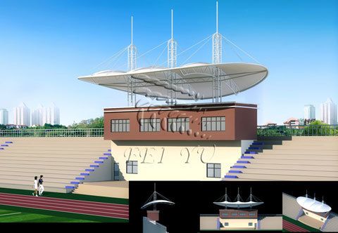 體育場看台膜結構